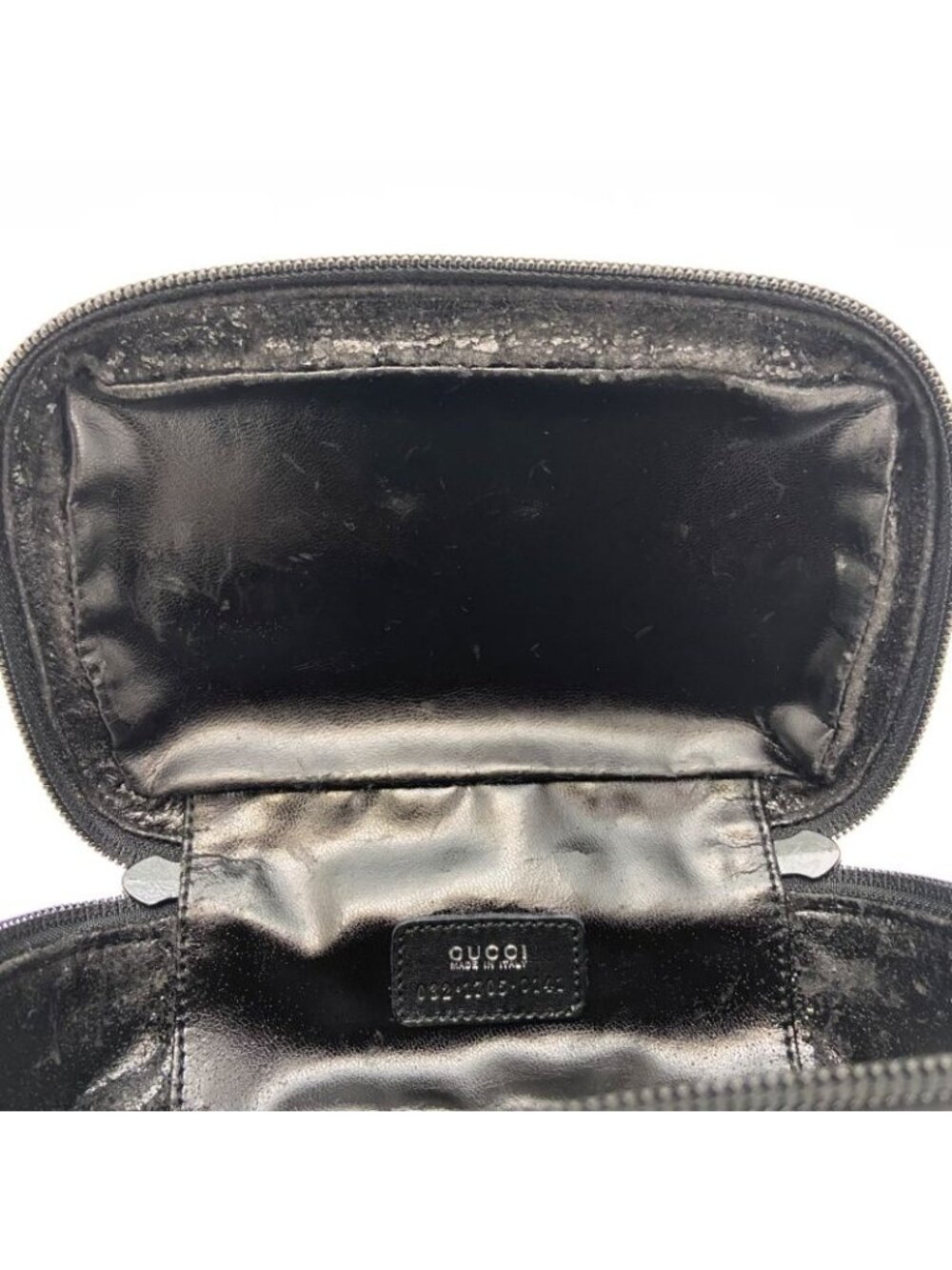 Gucci Horsebit Hand Vanity Pouch Leather Black - Picture 8 of 10